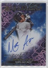 2023 Bowman Inception Primordial Prospects Blue Foil 68/75 Mason Auer Auto qf8