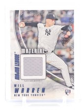 WILL WARREN 2025 TOPPS ROOKIE MAJOR LEAGUE MATERIAL PATCH #MLM-WW Q6450