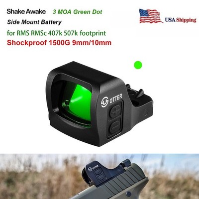Zulisy OTTER 3 MOA Green Dot Reflex Sight for RMSc Cut Hellcat PRO
