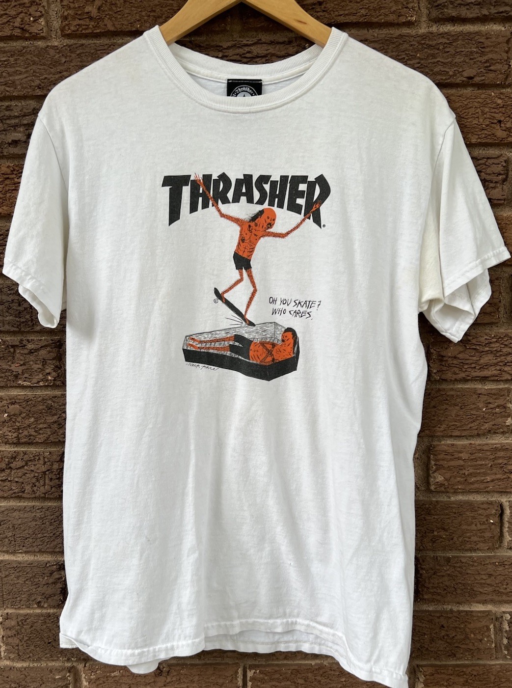 Thrasher skateboard magazine Neckface  tshirt Medium