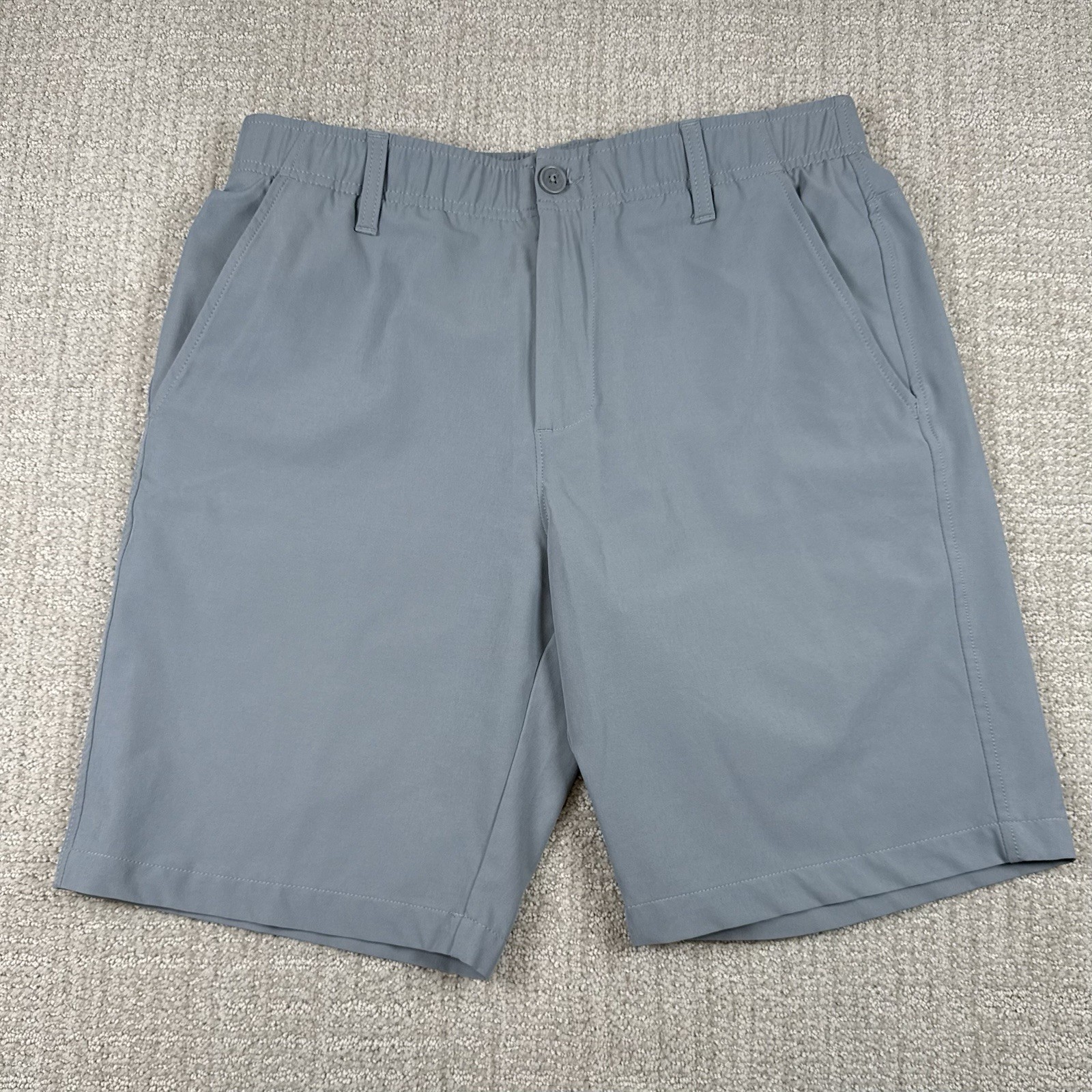 Under Armour Men’s 34 Gray Match Play 9” Stretch Waist Performance Golf Shorts thumbnail 2