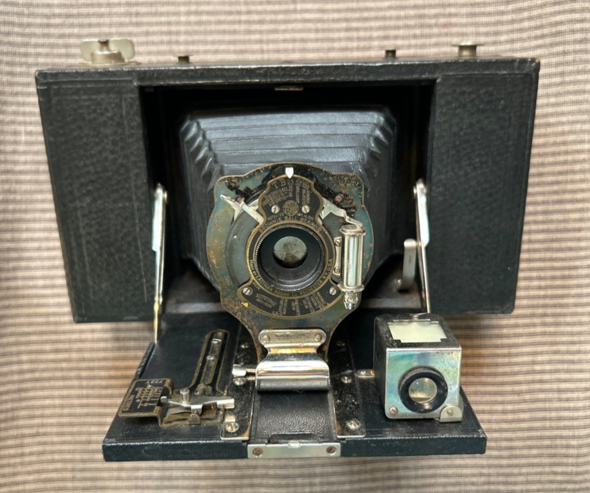 Eastman Kodak No. 3 Folding Brownie Camera Model A Black Bellows 1908