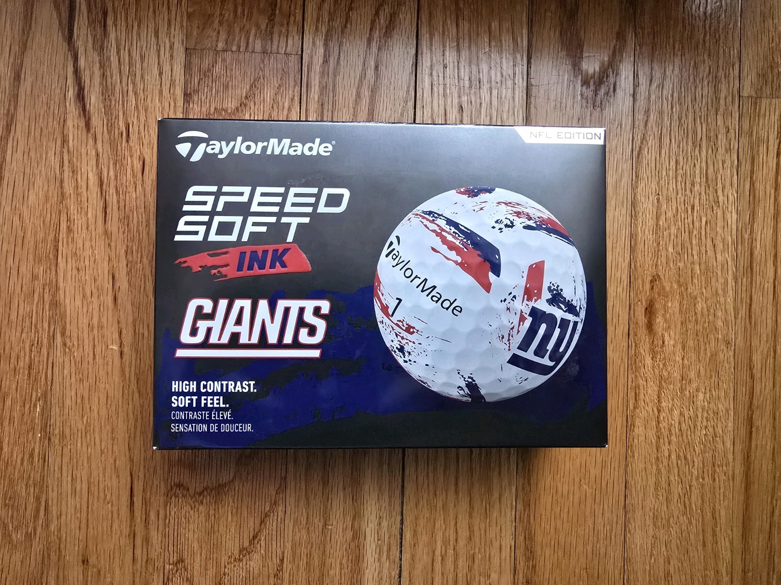 Taylormade Speed Soft Ink Golf Balls- NFL Edition New York Giants