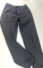 Wonder Nation Boys Jogger Pants Size L 10-12 Gray Elastic Waist Drawstring