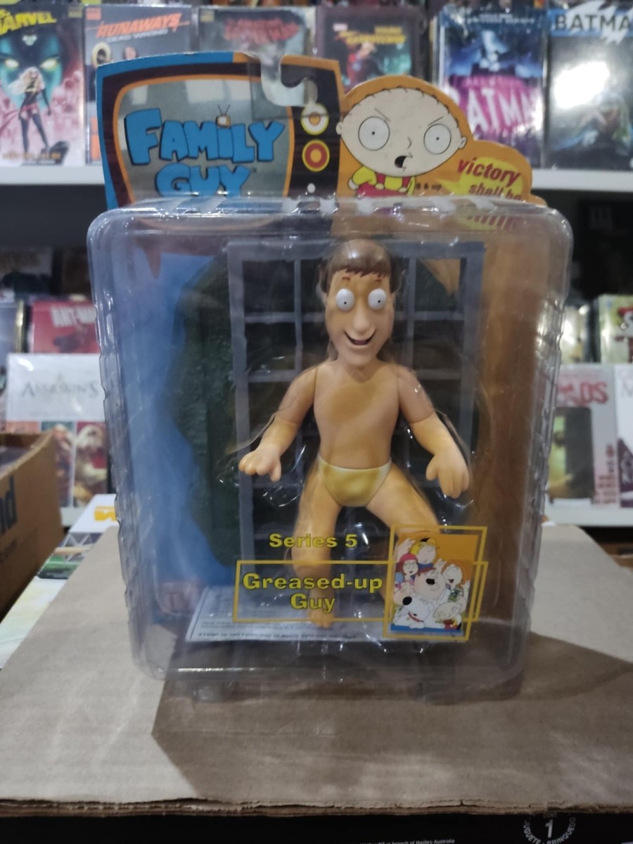 Family Guy Greased up Guy Mezco Action Figure Series 5 2006 for