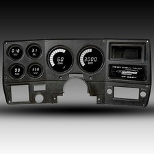 1973-1987 Chevy Truck Digital Dash Panel White LED Gauges DP6004W Made In USA!