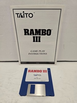Rambo III w/ Manual 3.5'' Commodore Amiga