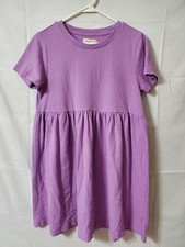 Urban Outfitters Women's Alexa Babydoll Dress Cotton Purple Size Medium READ