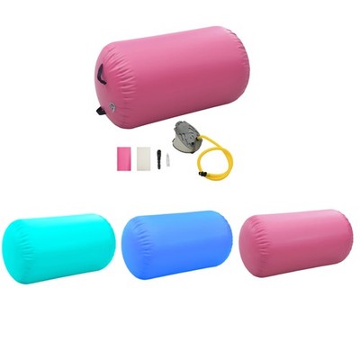Aufblasbar Gymnastik Air Rolle Track Turnmatte Tumbling Yoga Matte mit Pumpe