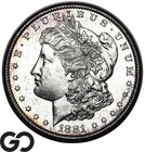 1881-S Morgan Silver Dollar Coin Proof-Like Solid Gem BU++