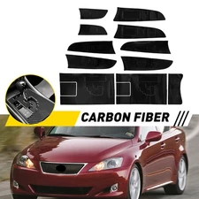 For Lexus IS250 350 2006-2013 Real Carbon Fiber Central Console Gear Shift Frame