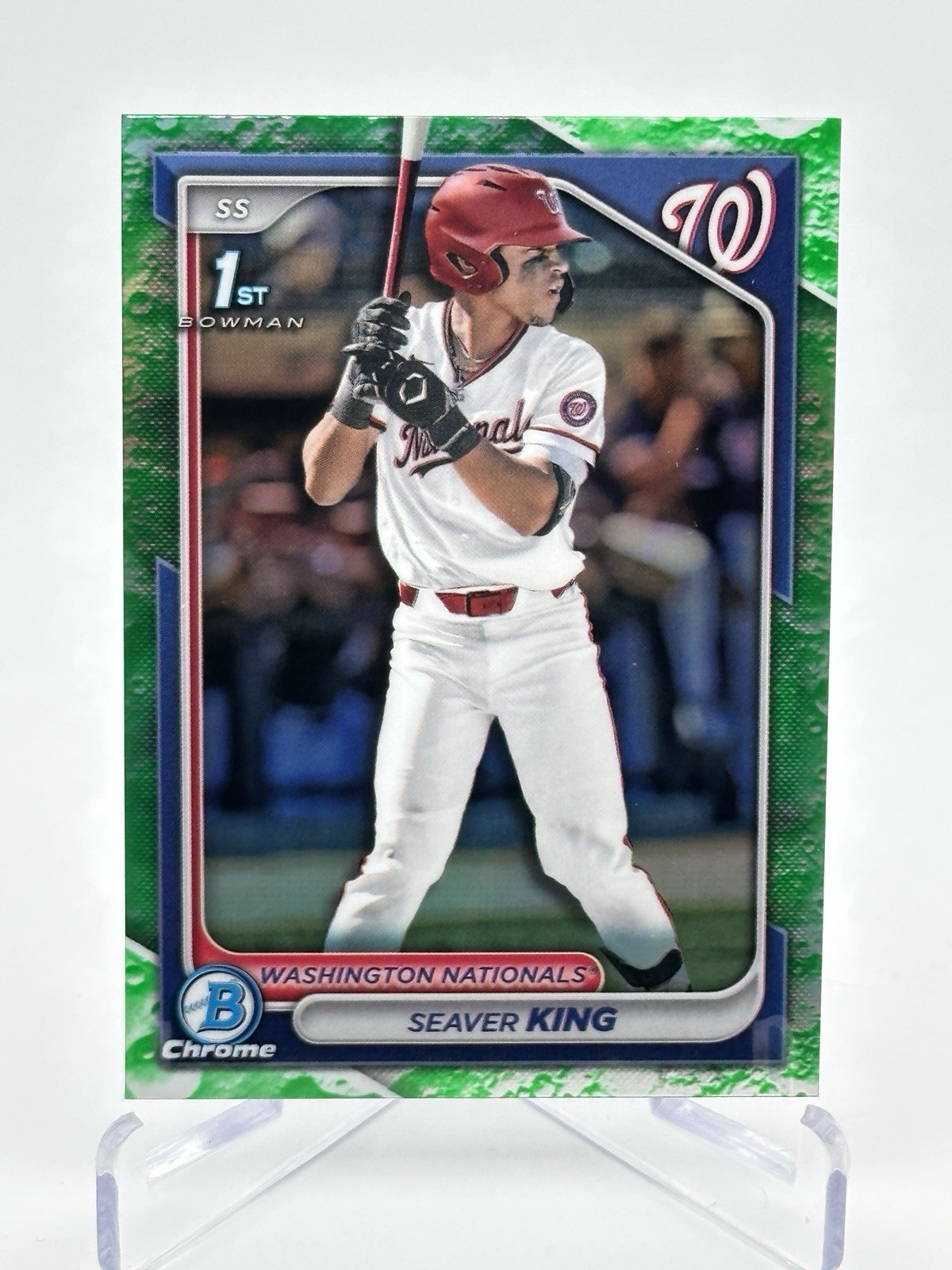 2024 Bowman Draft Chrome Seaver King 1st Lunar Glow Refractor #BDC-62