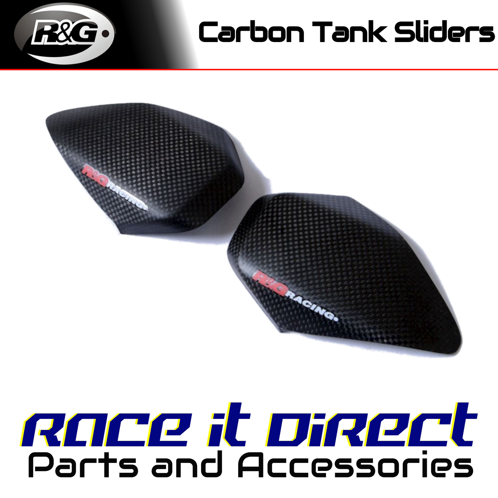 R&G - TS0047CM - Carbon Fibre Tank Sliders