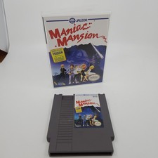 Maniac Mansion (Nintendo NES, 1990)  Game Cartridge + Aftermarket Box - Tested