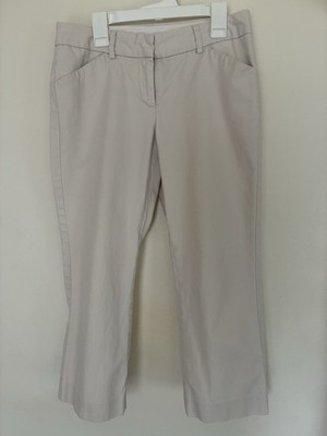 Express Women's Crop Pants Editor White Size 0