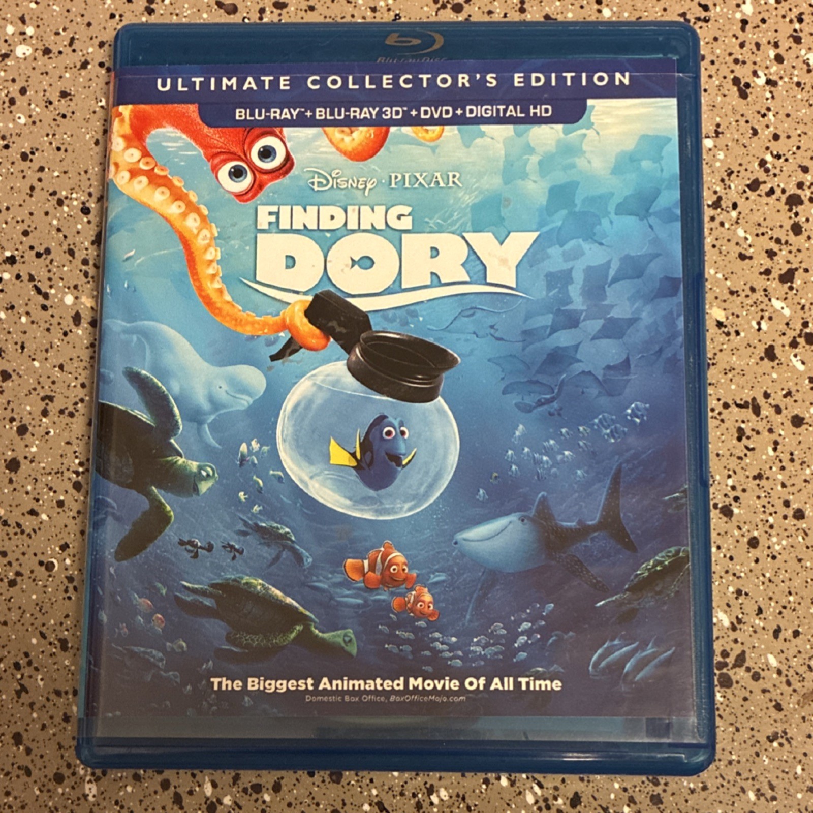 Disney Pixar Finding Dory Ultimate Collector's Edition Blu-ray 3D DVD Digital HD