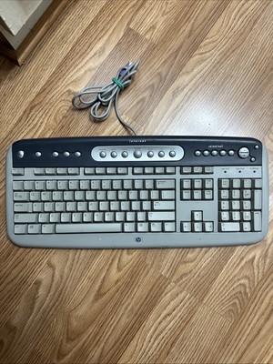 Vintage HP SK-2560 PS/2 Keyboard 104 key wired multimedia - WORKS | eBay