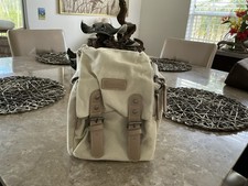 Canvas Camera Bag Small Cream New