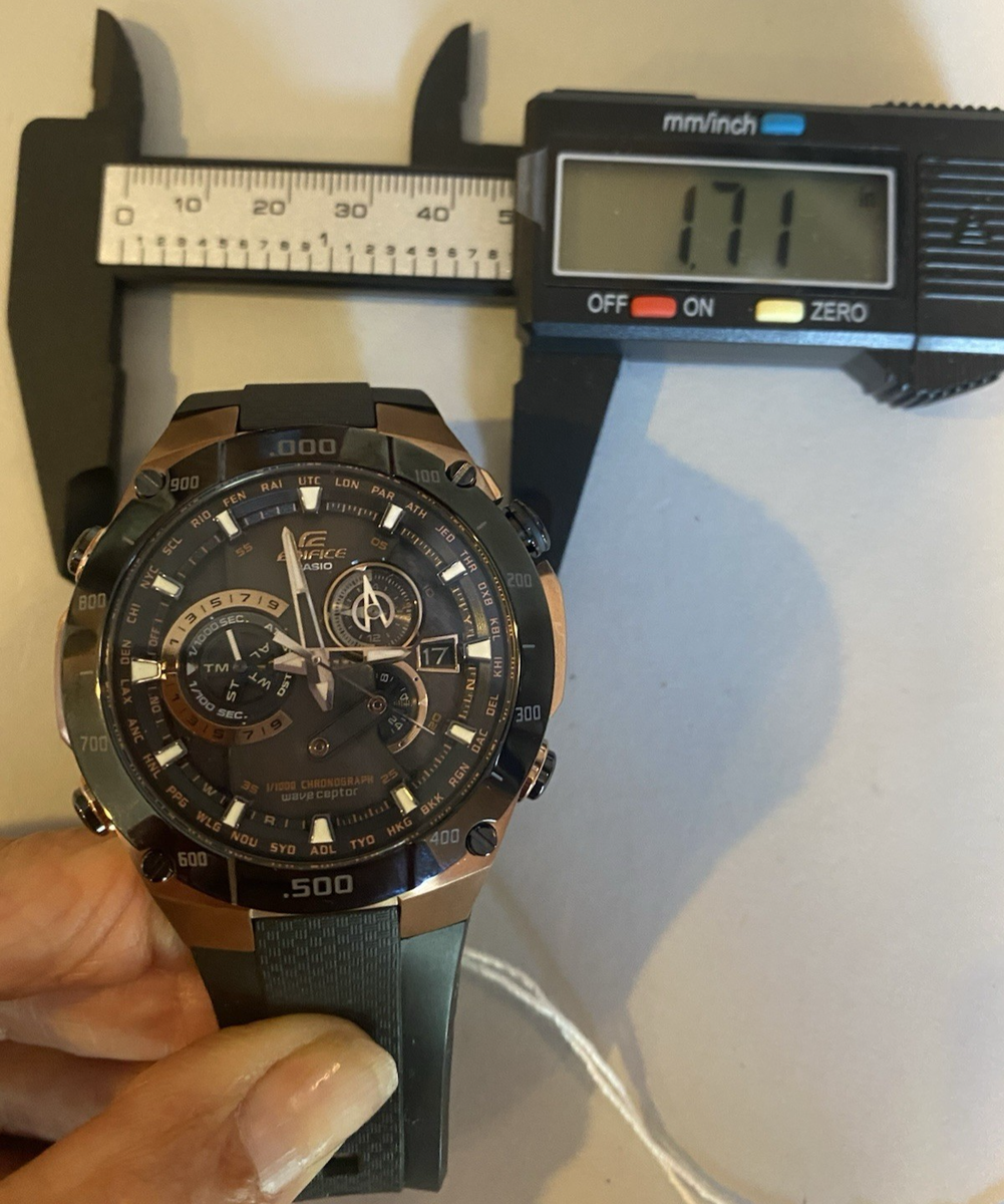 NEW! CASIO EDIFICE EQW-M1100 (5122) Tough Solar Wave Ceptor 52mm