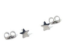 Implant Grade Titanium Star Stud Earrings Hypoallergenic Sensitive Ears SMALL