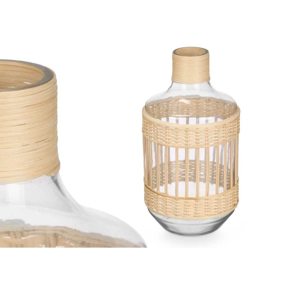 Bottiglia decorativa Gift Decor Trasparente Naturale 18 x 34 x 18 cm [4 Unità - Immagine 2 di 3