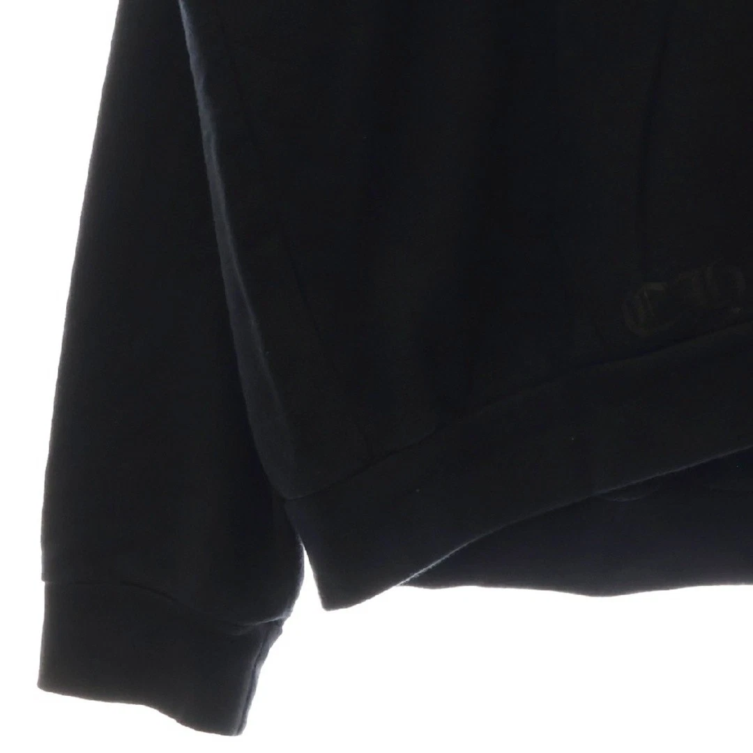 Felpa con cappuccio Chrome Hearts SWTSHRT HD ZIP LTD Los Angeles posteriore ferro di cavallo nera usata