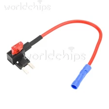 10PCS 12V Car Add-a-circuit Fuse TAP Adapter ATM APM Auto 10A Blade Fuse Holder