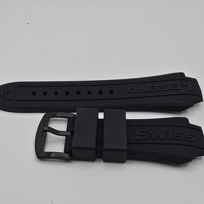 Swiss Legend Neptune Watch Strap Band Silicone Black for  display picture 1