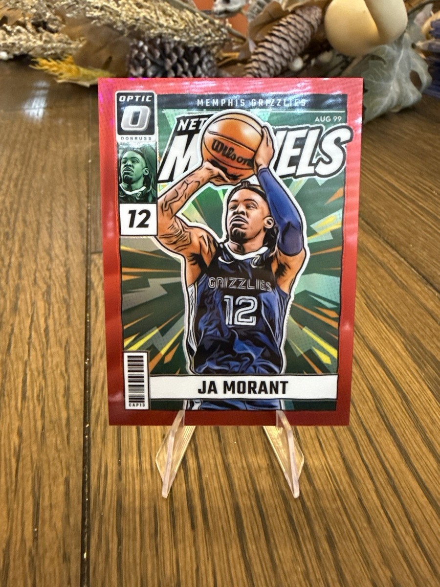 2024-25 Panini Donruss Optic JA MORANT Net Marvels Red /99 Memphis
