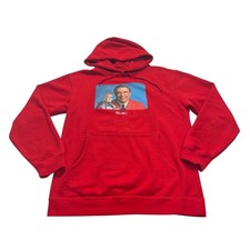 Primitive Mister Rogers Neighborhood Hoodie Mens Medium Red Graphic Sweatshirt