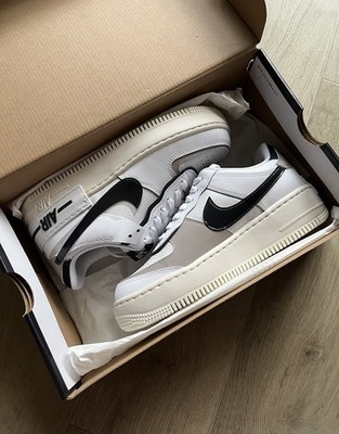 Nike Sneaker Air Force 1 W AF1 Shadow white/off noir/college grey Gr. 37.5 / 6.5