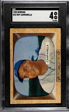 1955 Bowman #22 Roy Campanella SGC 4 Graded Vintage Baseball Card *CgC605*