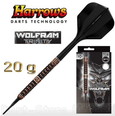 Harrows Wolfram TRINITY Softdarts, 20g