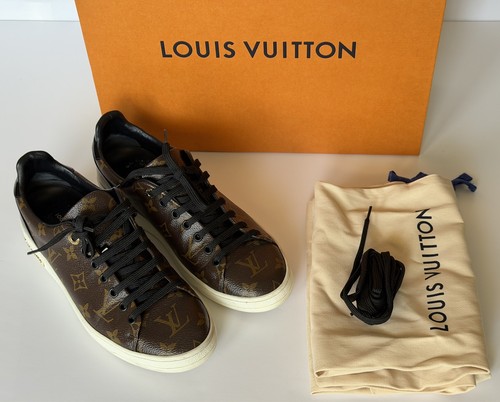 Louis Vuitton Women’s Monogram Frontrow Brown Sneakers Size 8.5 US (38.5 Eu) IT