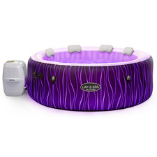 Lay-Z-Spa Hollywood Airjet,  4-6 Person Inflatable Hot Tub, Black