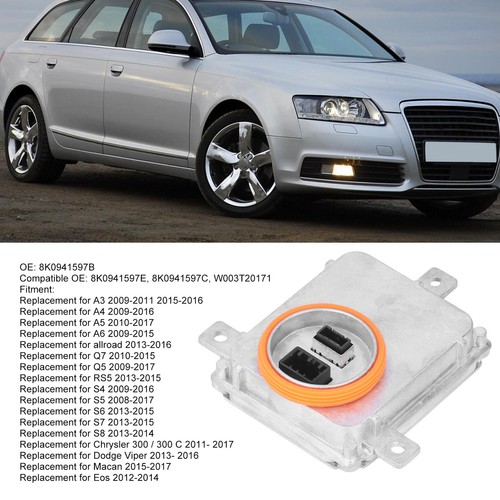 Xenon Headlight Ballast 8K0941597B Car For A4 A5 A6 Q5 Q7 RS5 S4 S5 S6 S7 - Picture 14 of 22