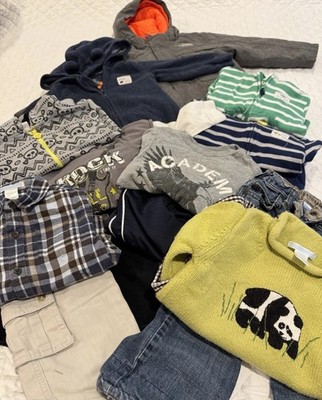 North Face Janie Jack Cat Boys Outfit Set Lot 18M 24M Fall Winter Back to School