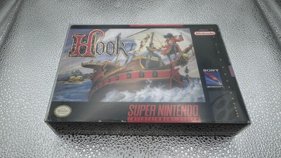 Hook Super Nintendo SNES mit Handbuch 16 Bit Retro Rare NTSC 1991 #0387