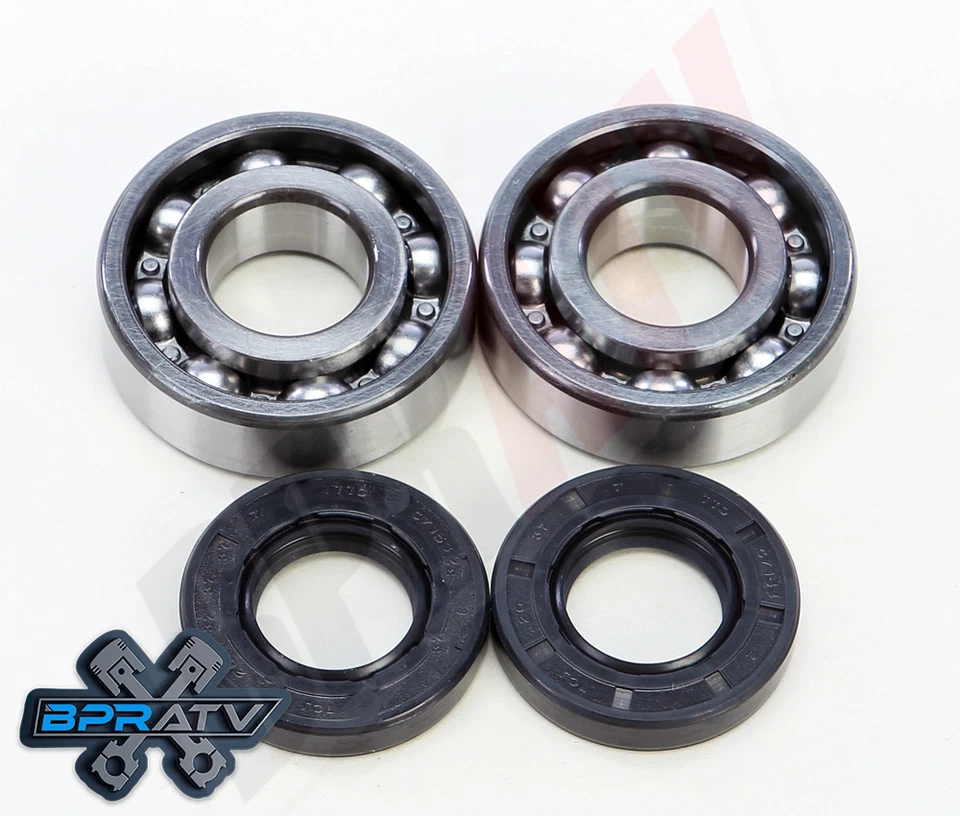 Kawasaki KX80 KX 80 SKF OEM Replacement Crankshaft Crank Main Bearings Seals Kit - Image 2 of 4