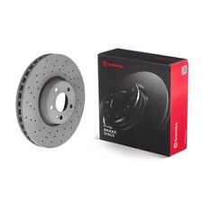 2x BREMBO Bremsscheibe PRIME LINE - Co-Cast 09.D529.23 f&uuml;r MERCEDES KLASSE S205