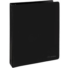 3 Ring Binder 1.5 Inch Black, 1 inch Binder Clear View Cover with 2 Inside ...