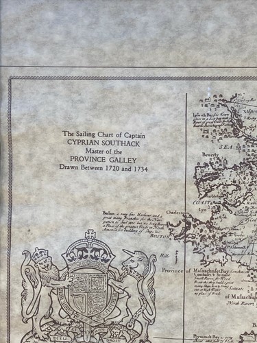 A Sailing Chart of Captain Cyprian Southack Master of the Province Galley - Picture 6 of 12