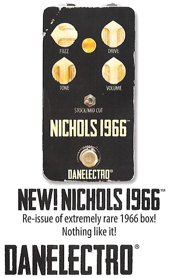 ギター Danelectro N-66 NICHOLS 1966 Amazon.com: Danelectro Nichols 1966 Fuzz Drive Pedal (N-66