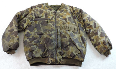 Vintage Gamehide Mens XL Reversible Jacket Mossy Oak Distressed Zip Jacket