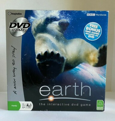Imagination BBC Earth Interactive DVD Game + Free Bonus Mini Games, New Open Box