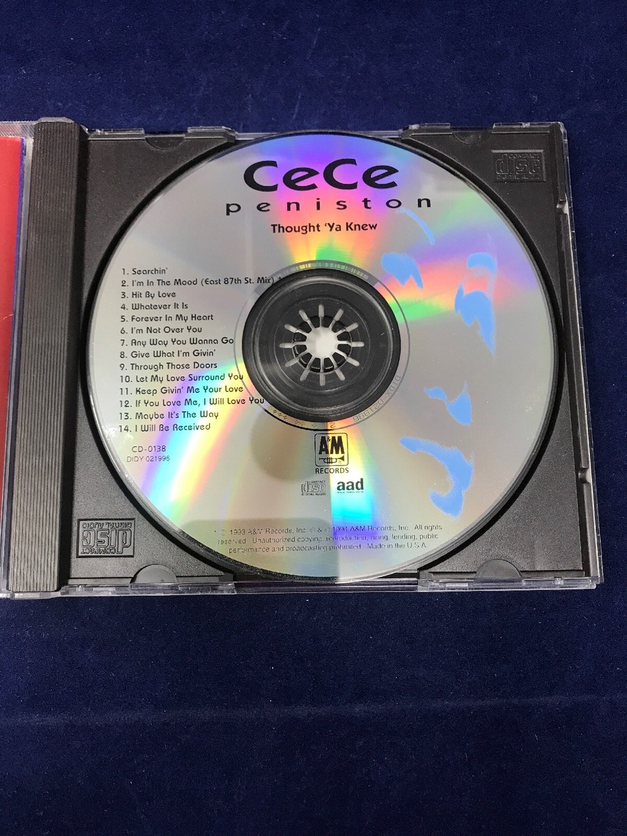 CC Peniston - Thought Ya Knew シーシーぺニストン CeCe Peniston - Thought Ya Knew CD | eBay