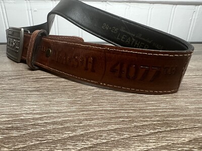 VTG 20th Fox Rare M*A*S*H 4077TH TV Show Brass Buckle Web Belt Vintage M.A.S.H. Belt Buckle 20th Century Fox LEE 4077th  main image 4