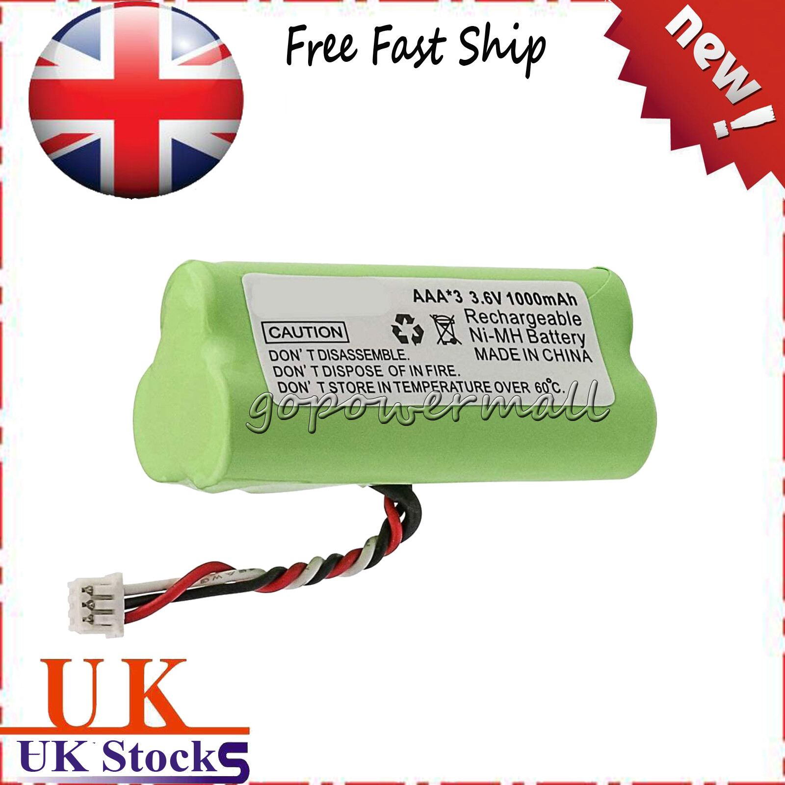 Battery Pack for SYMBOL LS4278 LS-4278 LS4278-M Barcode Scanner
