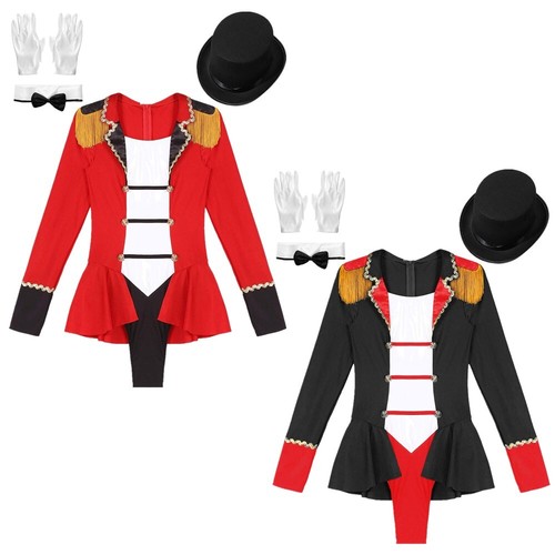 Damen Ringmaster Zirkus Schausteller Kostüm Magier Steampunk Body Cosplay - Bild 3 von 22