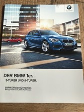Prospekt BMW F20 F21 1er 114i 116i 118i 125i M135i 114d-118d 120d 125d xD 1 2014